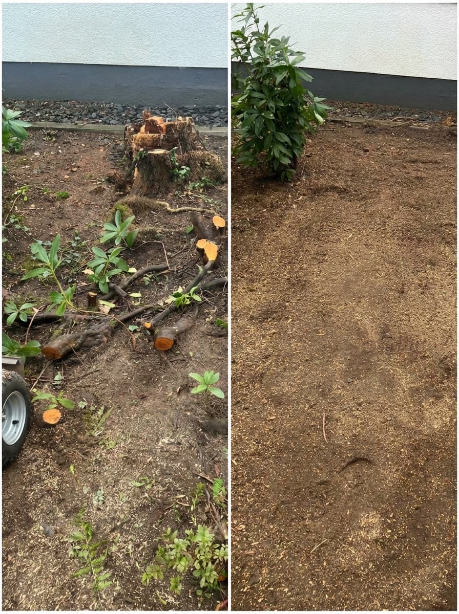 Vorher und nachher Transformation 2